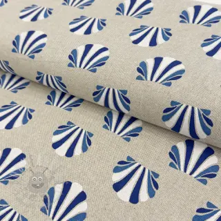 Dekorativna tkanina Linenlook Seashell blue
