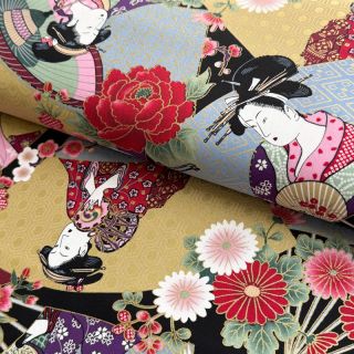 Pamučna tkanina JAPAN Sayuri rouge