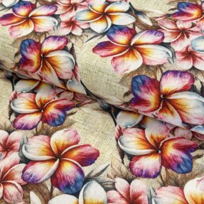 Viscose s lanom Jasmine design B digital print