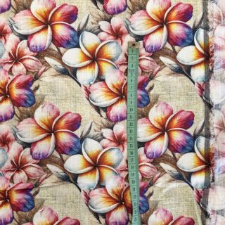 Viscose s lanom Jasmine design B digital print