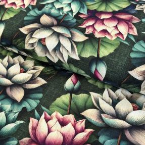 Viscose s lanom Marigold design E digital print