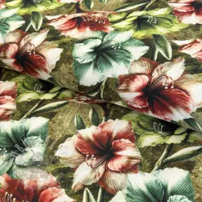 Viskoza s lanom Azalea design C digital print