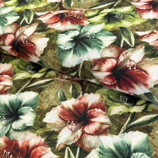 Viscose s lanom Azalea design C digital print