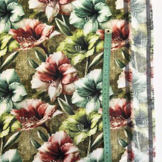 Viscose s lanom Azalea design C digital print