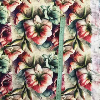 Viskoza s lanom Azalea design A digital print
