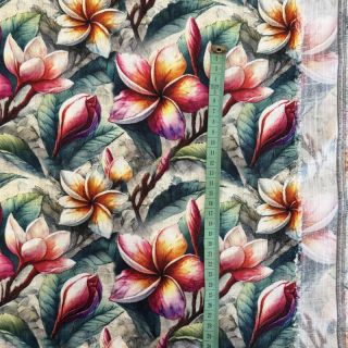 Viscose s lanom Jasmine design C digital print