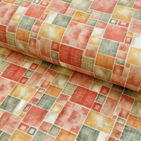 Pletivo VISKOZA Blocking summer digital print