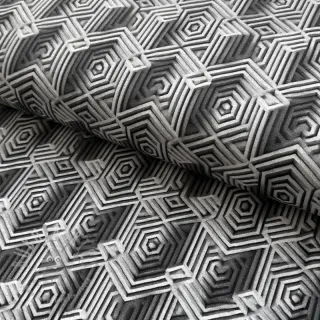 Jersey VISKOZA Structure grey digital print