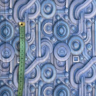Pletivo VISKOZA Unity blue digital print