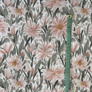 Tetra Tkanina/Muslin Bunches of flowers digital print