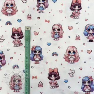 Jersey Dolls white digital print