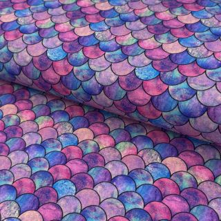 Jersey Mermaid scales digital print