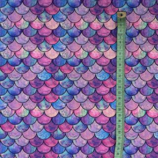 Jersey Mermaid scales digital print