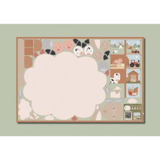 Pamučna tkanina Farm playmat PANEL digital print