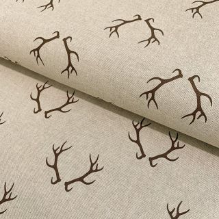 Dekorativna tkanina Linenlook Deer antlers