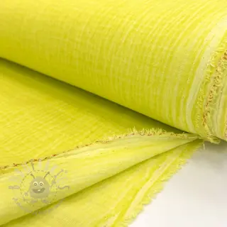 Tetra Tkanina/Muslin Vintage neon yellow
