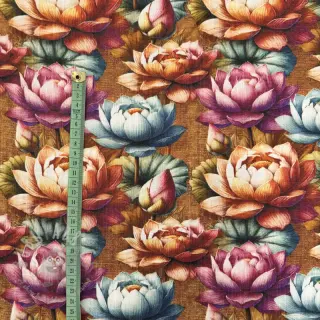 Viskoza s lanom Marigold design C digital print