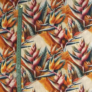 Viskoza s lanom Marigold design A digital print