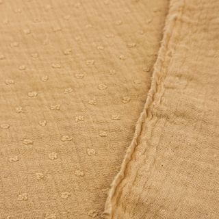 Tetra Tkanina/Muslin DOBBY camel