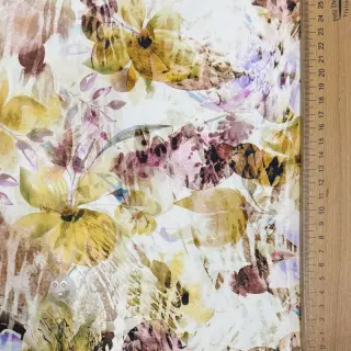 Pamuk SATIN Maui yellow digital print