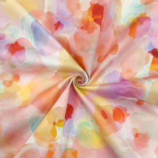 Pamuk SATIN Niihau pink digital print