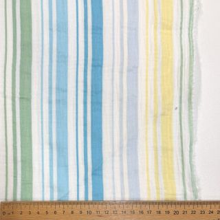 Tetra Tkanina/Muslin Beach Stripe blue