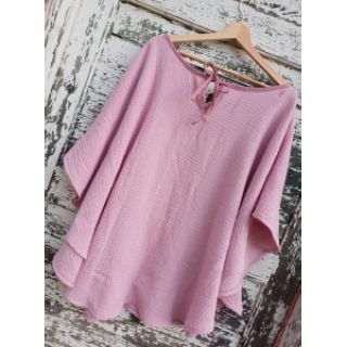 Dvoslojna gaza/muslin light lilac ORGANIC