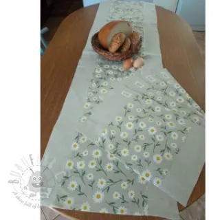 Dekorativna tkanina Linenlook Daisy sweet field