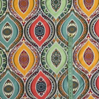 Úplet VISCOSE LYCRA HEAVY Vintage B digital print
