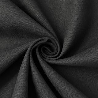 Pamučna tkanina s lanom PREMIUM black