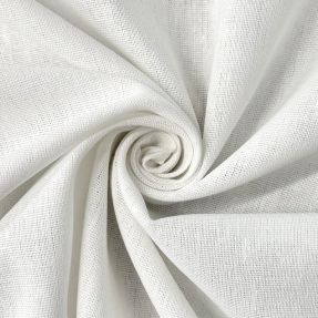Pamučna tkanina s lanom PREMIUM white