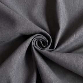 Pamučna tkanina s lanom PREMIUM dark grey