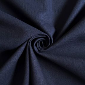 Pamučna tkanina s lanom PREMIUM dark blue