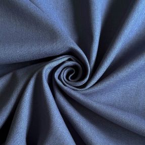 Pamučna tkanina s lanom PREMIUM steel blue