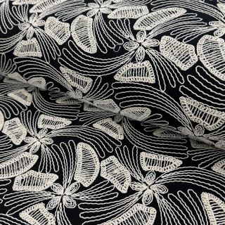 Pamuk EMBROIDERY Amia crna