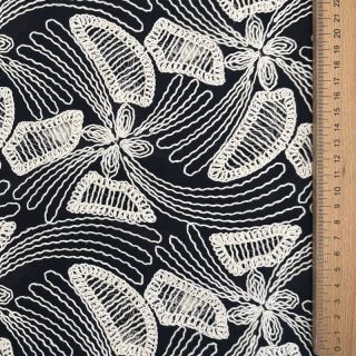 Pamuk EMBROIDERY Amia crna