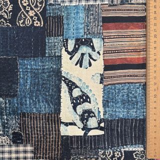 Pamučna tkanina TWILL DENIM Mix print design B
