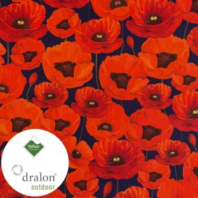 Dekorativna tkanina s teflonskom obradom POPPY GARDEN