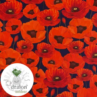Dekorativna tkanina s teflonskom obradom POPPY GARDEN