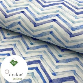 Dekorativna vanjska tkanina teflon WATERCOLOUR ZIGZAG