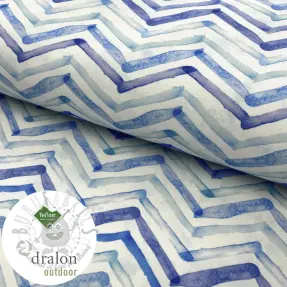 Dekorativna vanjska tkanina teflon WATERCOLOUR ZIGZAG