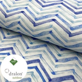 Dekorativna vanjska tkanina teflon WATERCOLOUR ZIGZAG