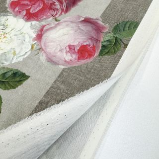 Dekorativna tkanina s teflonom Hydrangea Roses