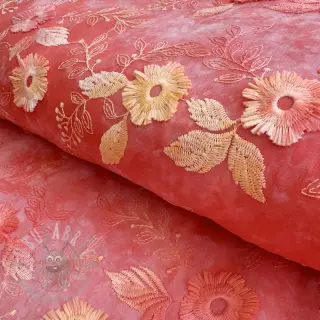 Pamuk TIE DYE EMBROIDERY Poppy design K