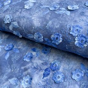 Pamuk TIE DYE EMBROIDERY Poppy design L