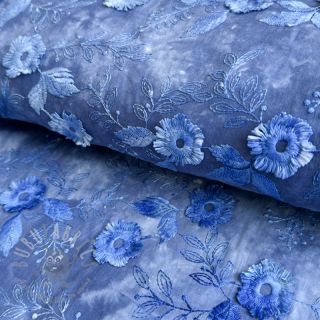 Pamuk TIE DYE EMBROIDERY Poppy design L