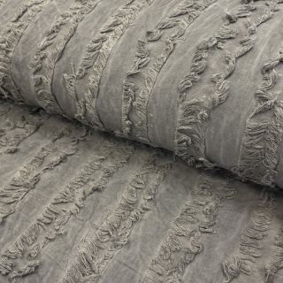 Pamuk s lanom Vintage Fringe Stripe grey