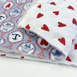 Pamučna tkanina QUILTING Titouan plava