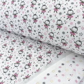 Bavlnená látka QUILTING Elisabetta rose