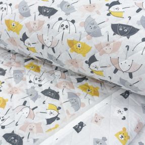 Pamučna tkanina QUILTING Parapluie biserna